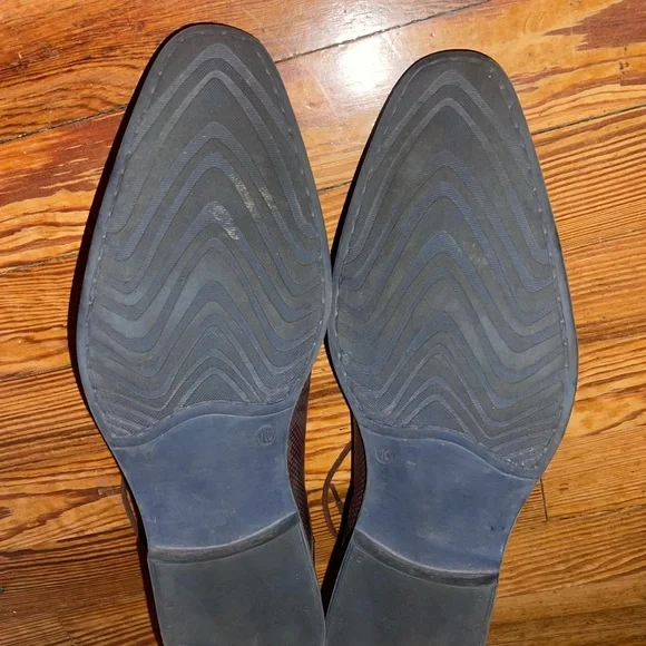 Lambretra US 10.5 Brown Oxford Shoe - Picture 5 of 5